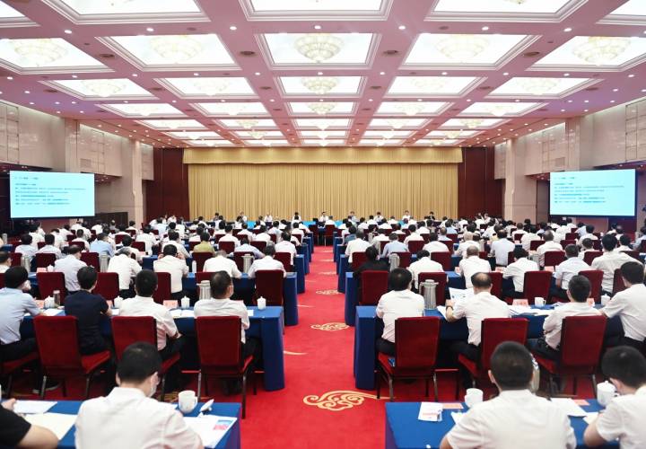 6月24日，浙江省数字化改革推进会在杭州召开。浙江新闻客户端 记者 胡元勇 摄