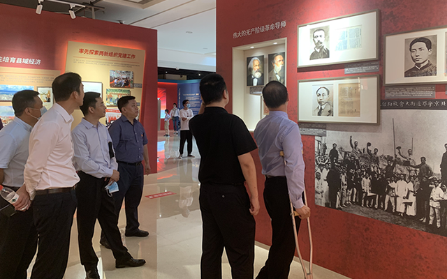 打卡“百年潮湧”，省协会党员及常务理事会成员参观建党100周年大型展览(图7)